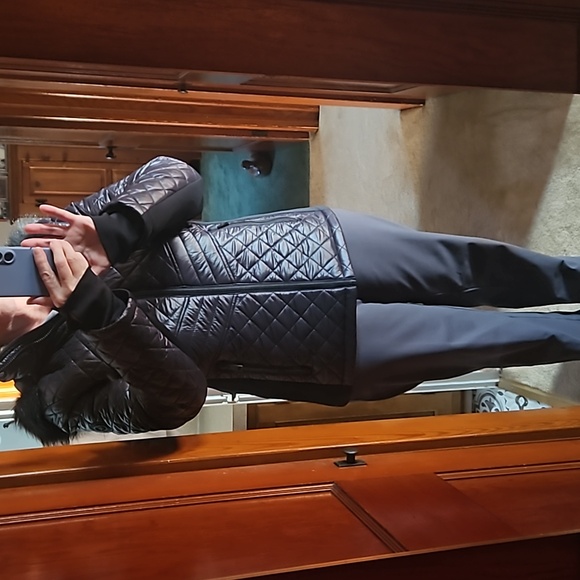 Womens Michael Kors Black quilted coat - Picture 6 of 7